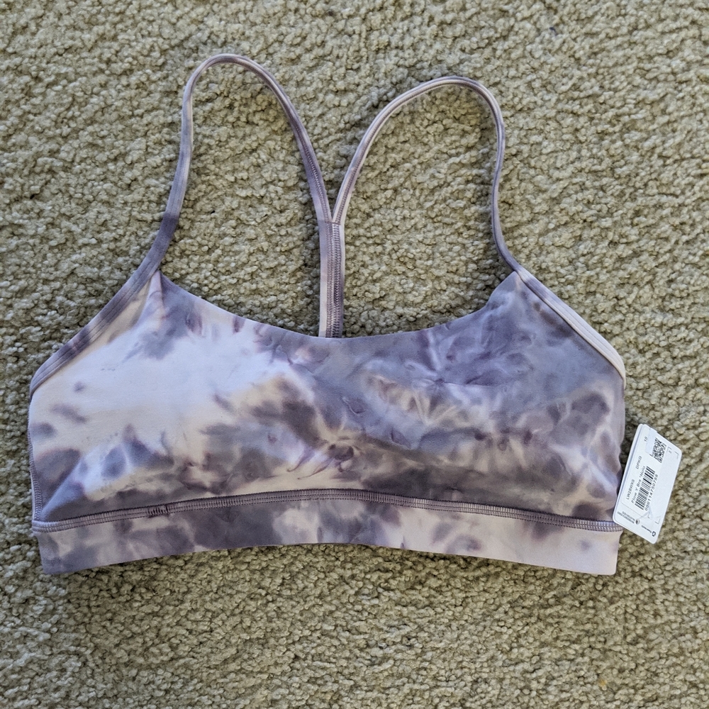 NWT Lululemon Flow Y Bra Diamond Dye